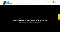 Desktop Screenshot of mdtherapeutics.com